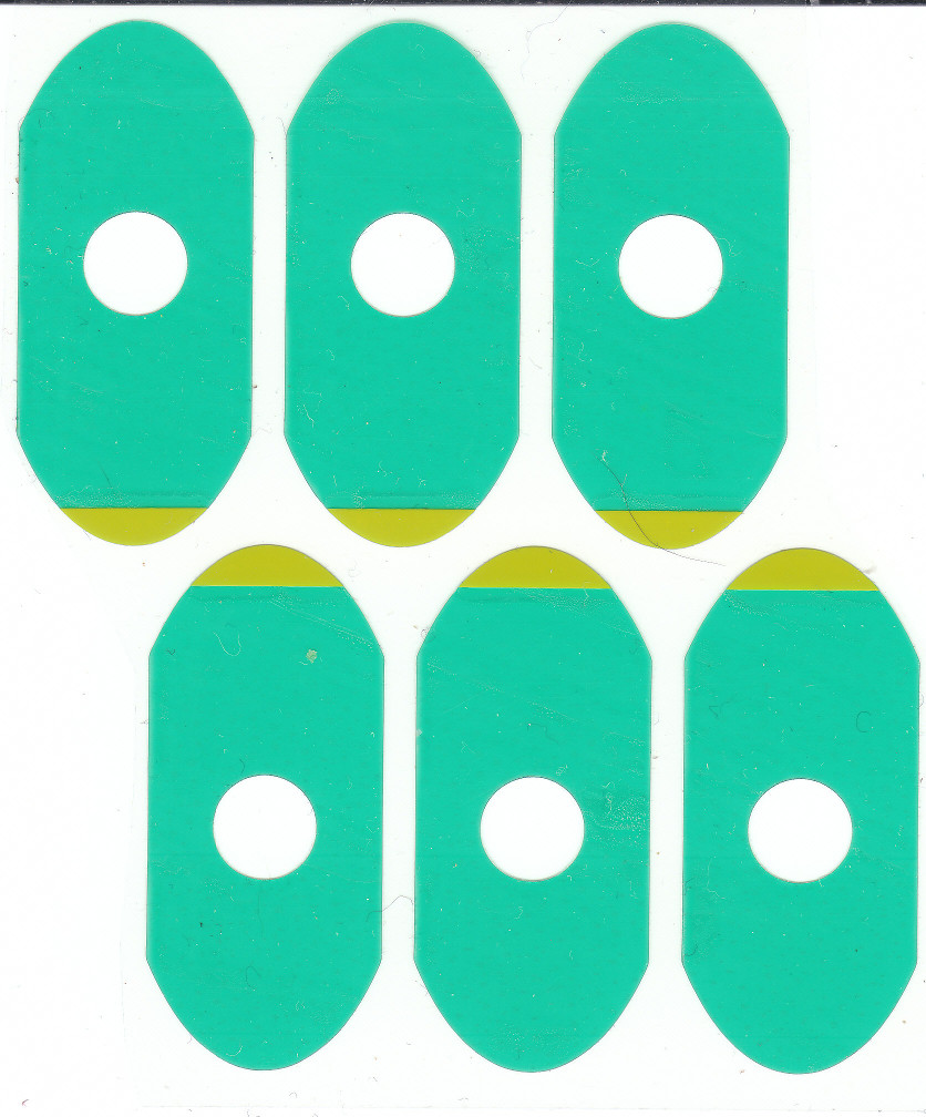 SIP Transparent Spezialklebefolie | 18 x 40 mm | Extra starke Haftung