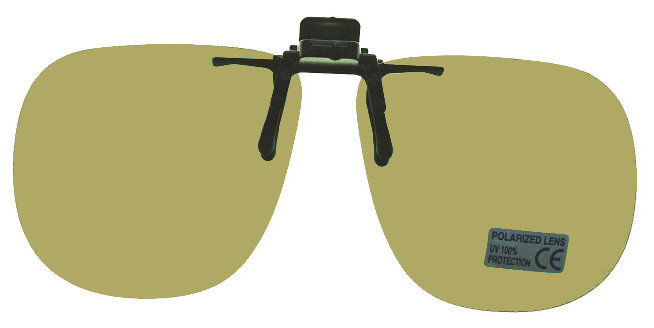 F 2 braun   - FLIP POL  hochklappbar, 52 x 64, zum Schneiden, made in USA nach DIN, ANSI, FDA  UV 400